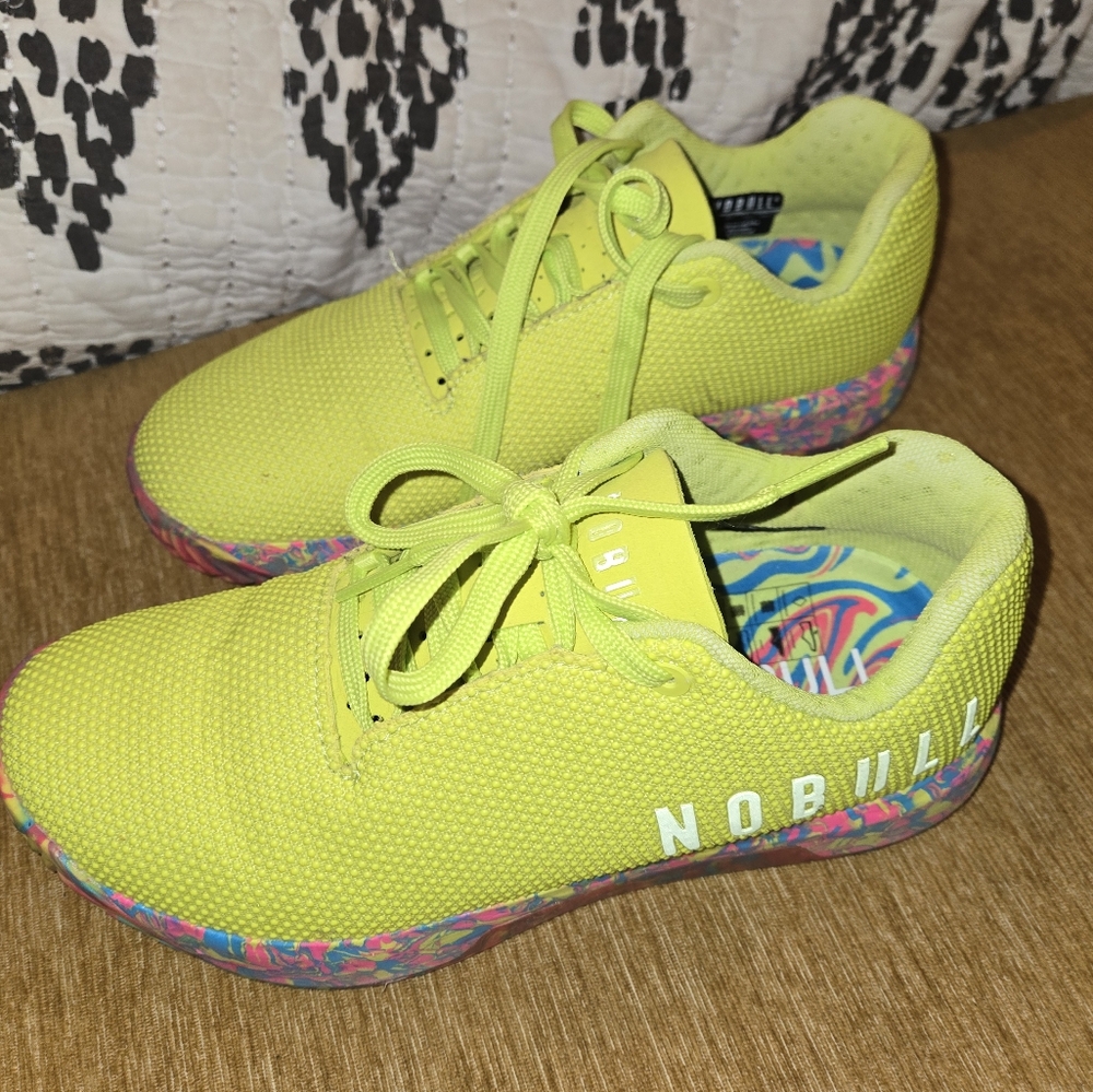 NOBULL Neon Lime With Swirl Trainer+